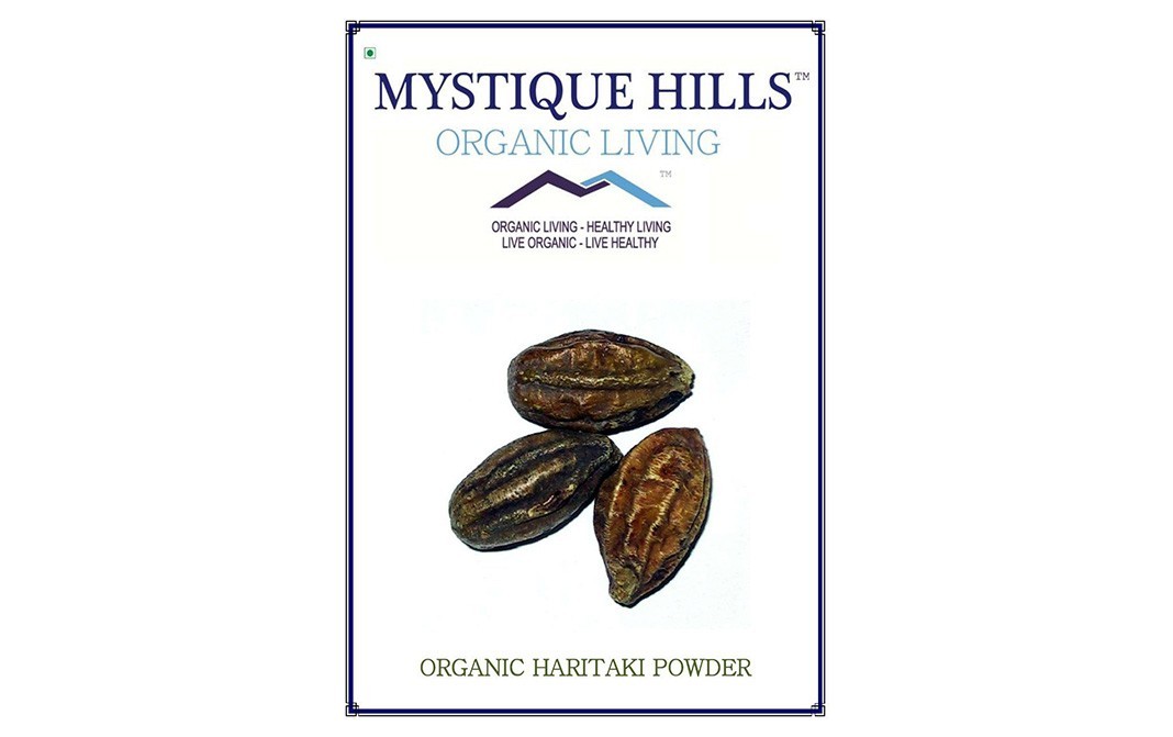 Mystique Hills Organic Haritaki Powder    Box  100 grams